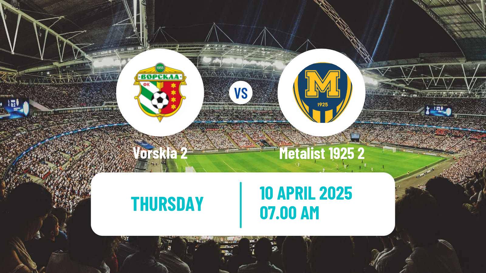Soccer Ukrainian Druha Liga Vorskla 2 - Metalist 1925 2