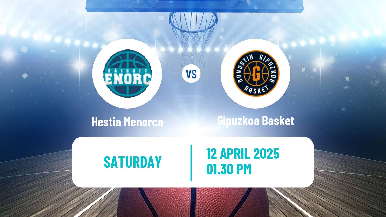 Basketball Spanish LEB Oro Hestia Menorca - Gipuzkoa Basket