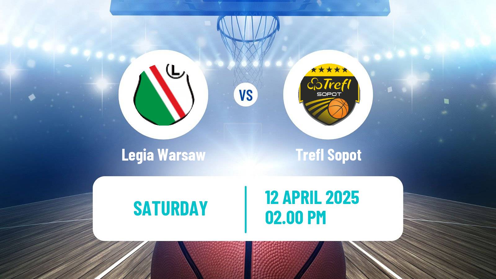 Basketball Polish Basket Liga Legia Warsaw - Trefl Sopot
