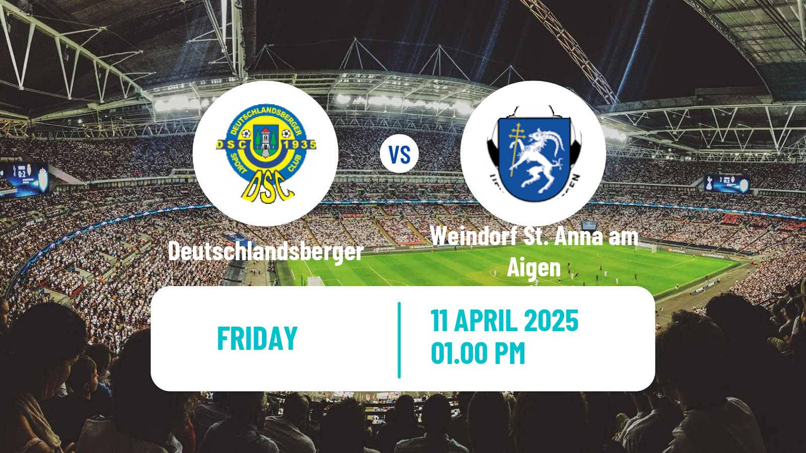 Soccer Austrian Regionalliga Central Deutschlandsberger - Weindorf St. Anna am Aigen