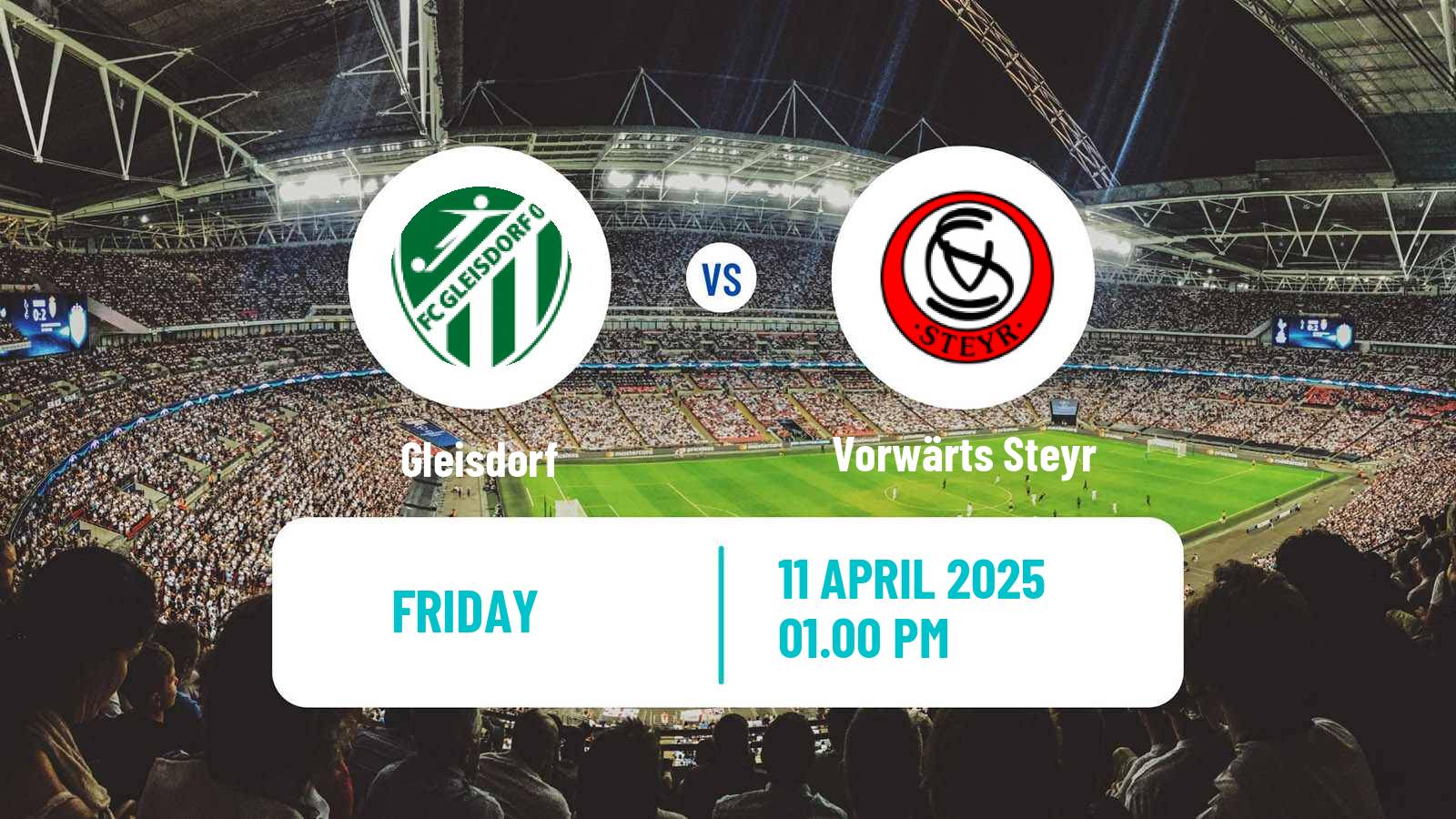 Soccer Austrian Regionalliga Central Gleisdorf - Vorwärts Steyr