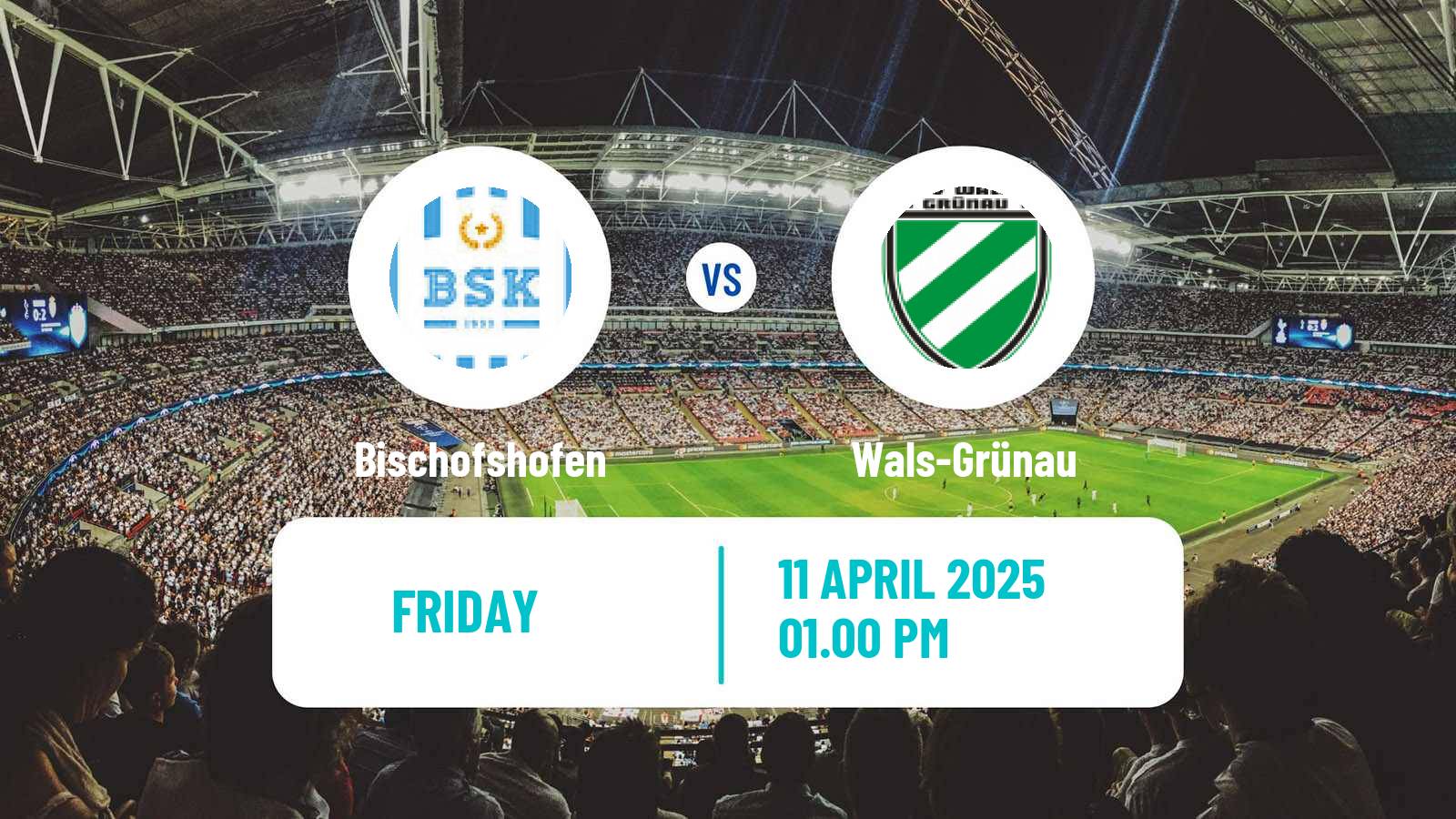 Soccer Austrian Regionalliga West Bischofshofen - Wals-Grünau