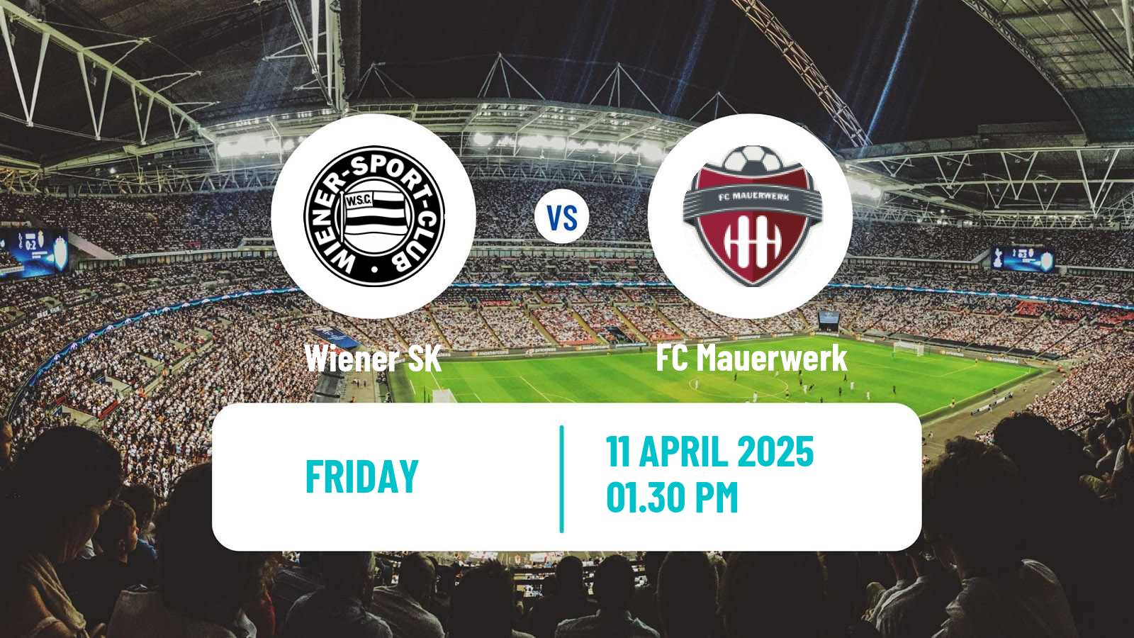 Soccer Austrian Regionalliga East Wiener - Mauerwerk