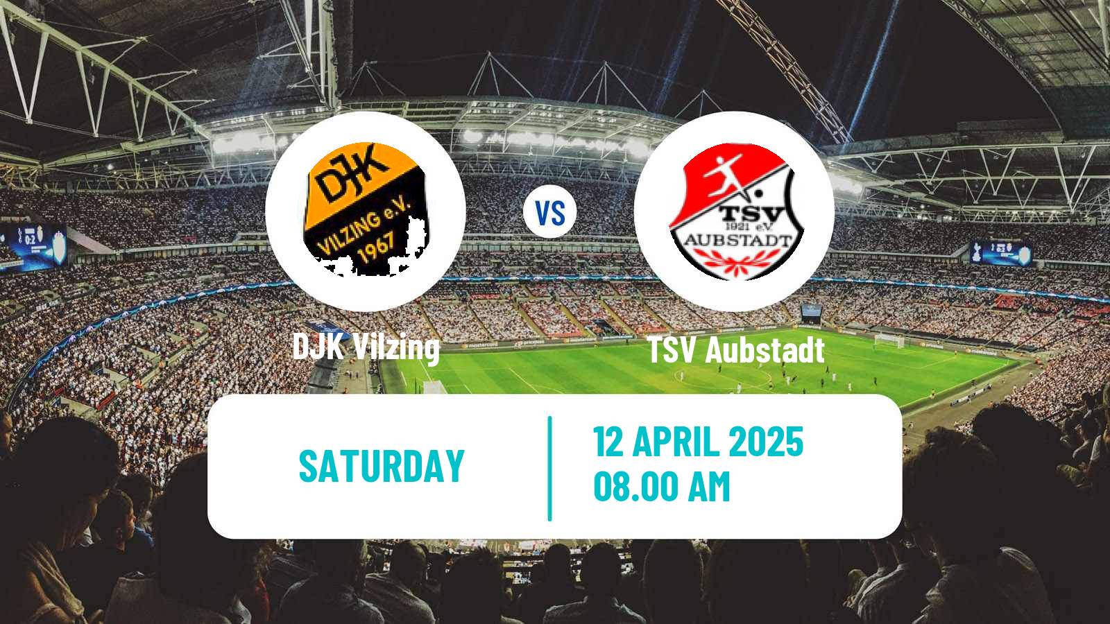Soccer German Regionalliga Bayern Vilzing - Aubstadt