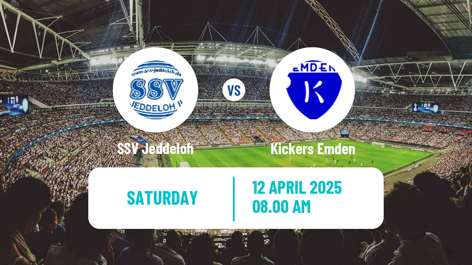Soccer German Regionalliga North Jeddeloh - Kickers Emden