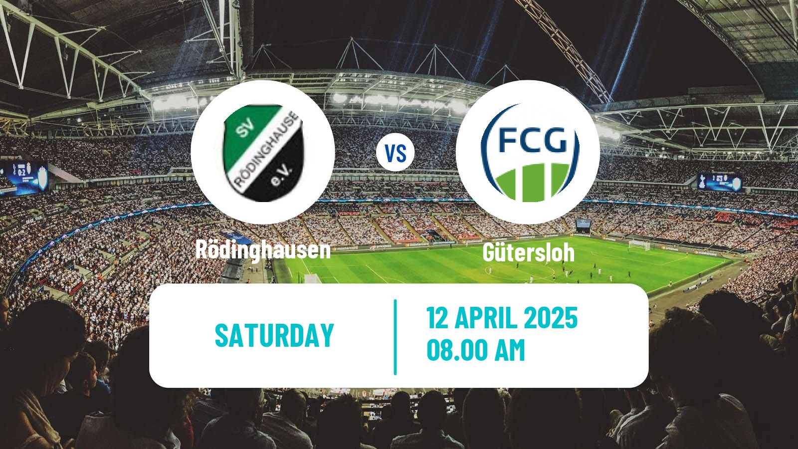Soccer German Regionalliga West Rödinghausen - Gütersloh
