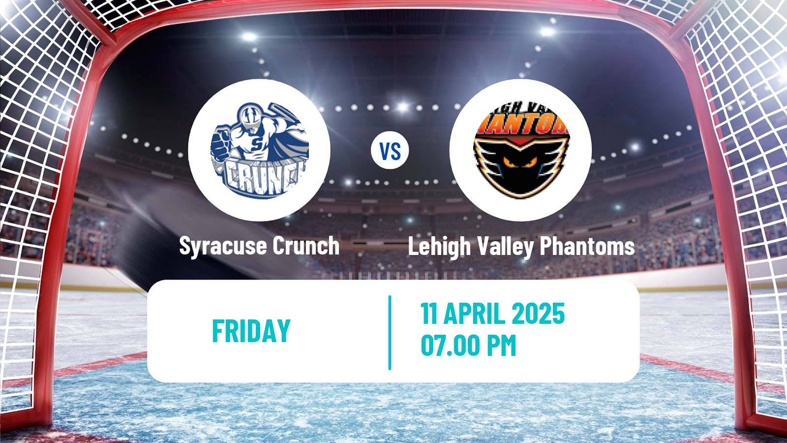 Hockey AHL Syracuse Crunch - Lehigh Valley Phantoms