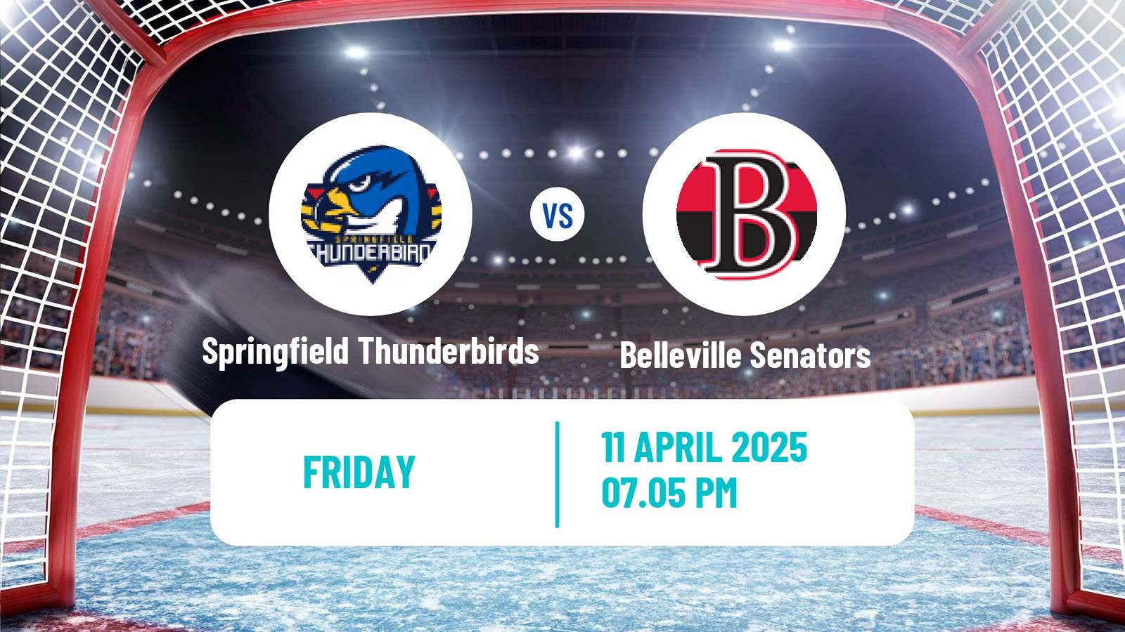 Hockey AHL Springfield Thunderbirds - Belleville Senators