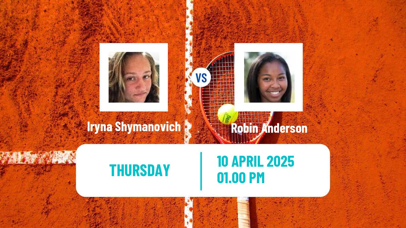 Tennis ITF W35 Boca Raton Fl Women Iryna Shymanovich - Robin Anderson