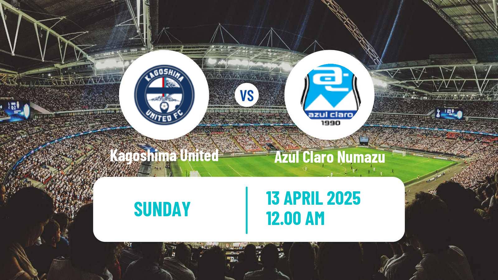 Soccer Japan J3 League Kagoshima United - Azul Claro Numazu