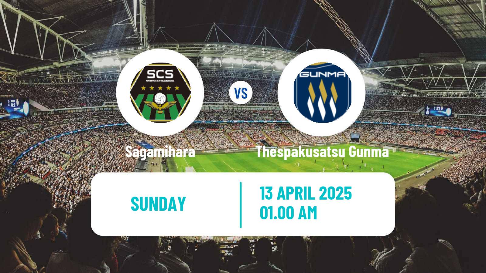 Soccer Japan J3 League Sagamihara - Thespakusatsu Gunma
