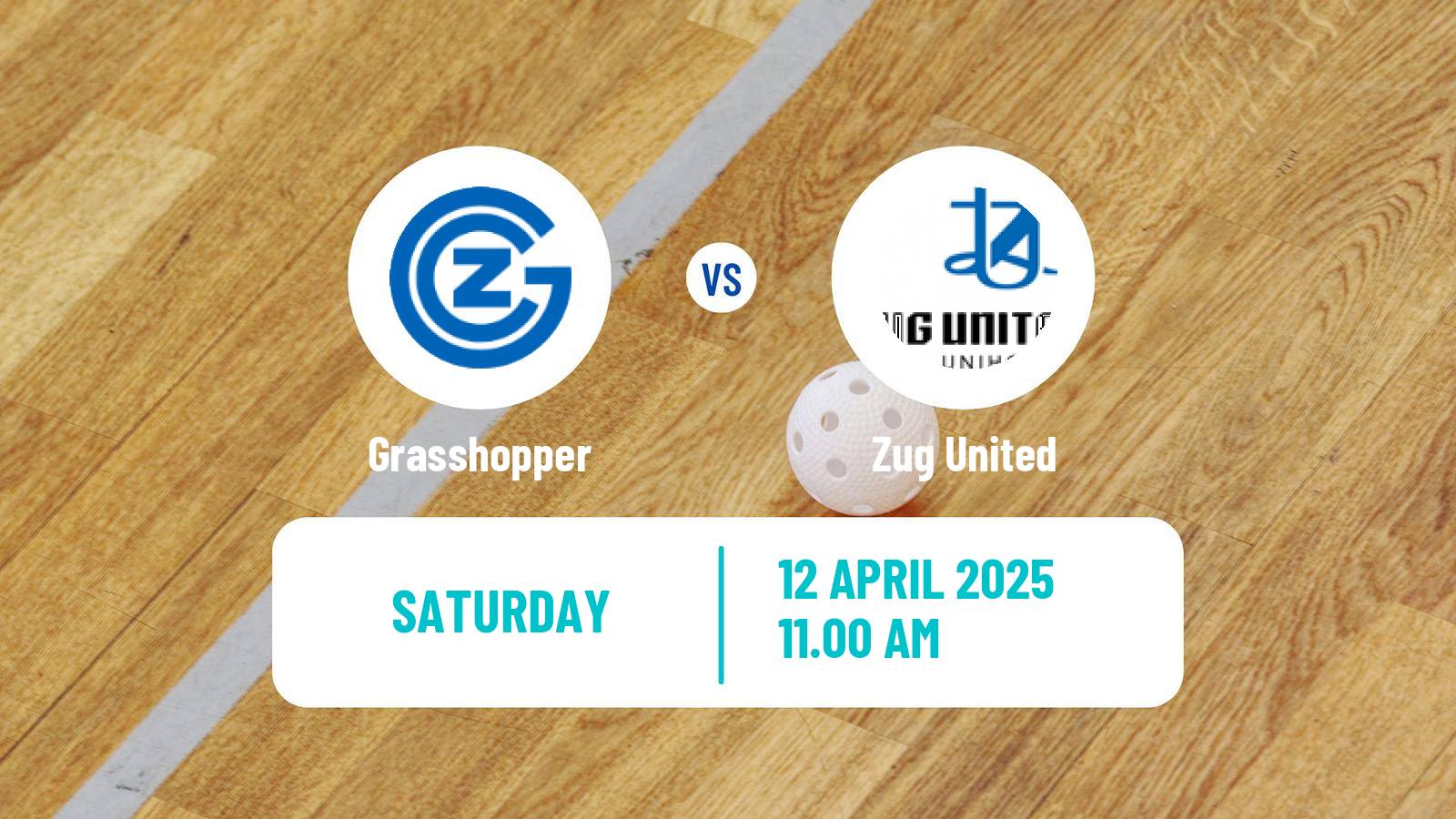 Floorball Swiss NLA Floorball Grasshopper - Zug United