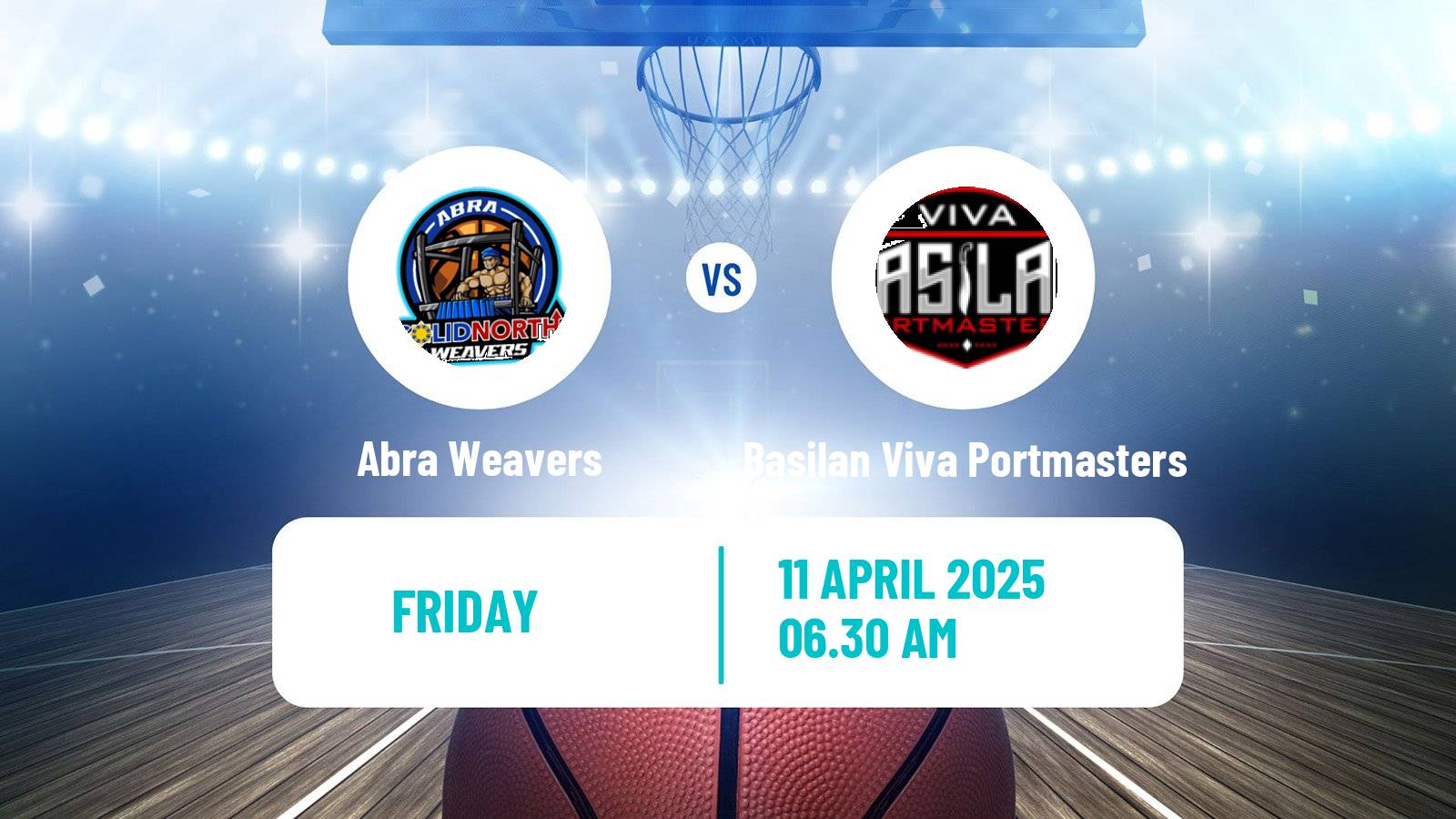 Basketball Philippines MBPL  Abra Weavers - Basilan Viva Portmasters