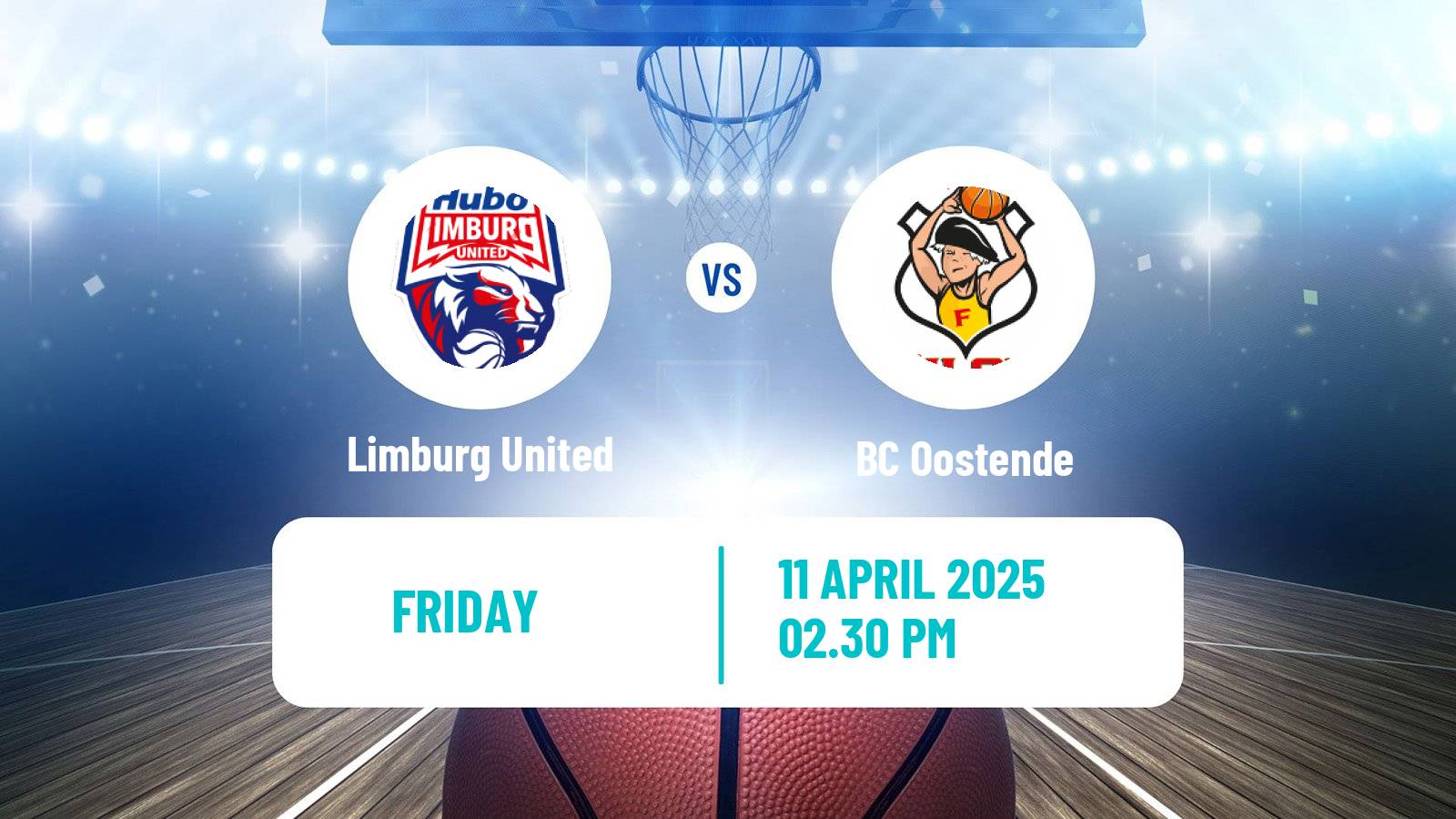 Basketball BNXT League Limburg United - Oostende