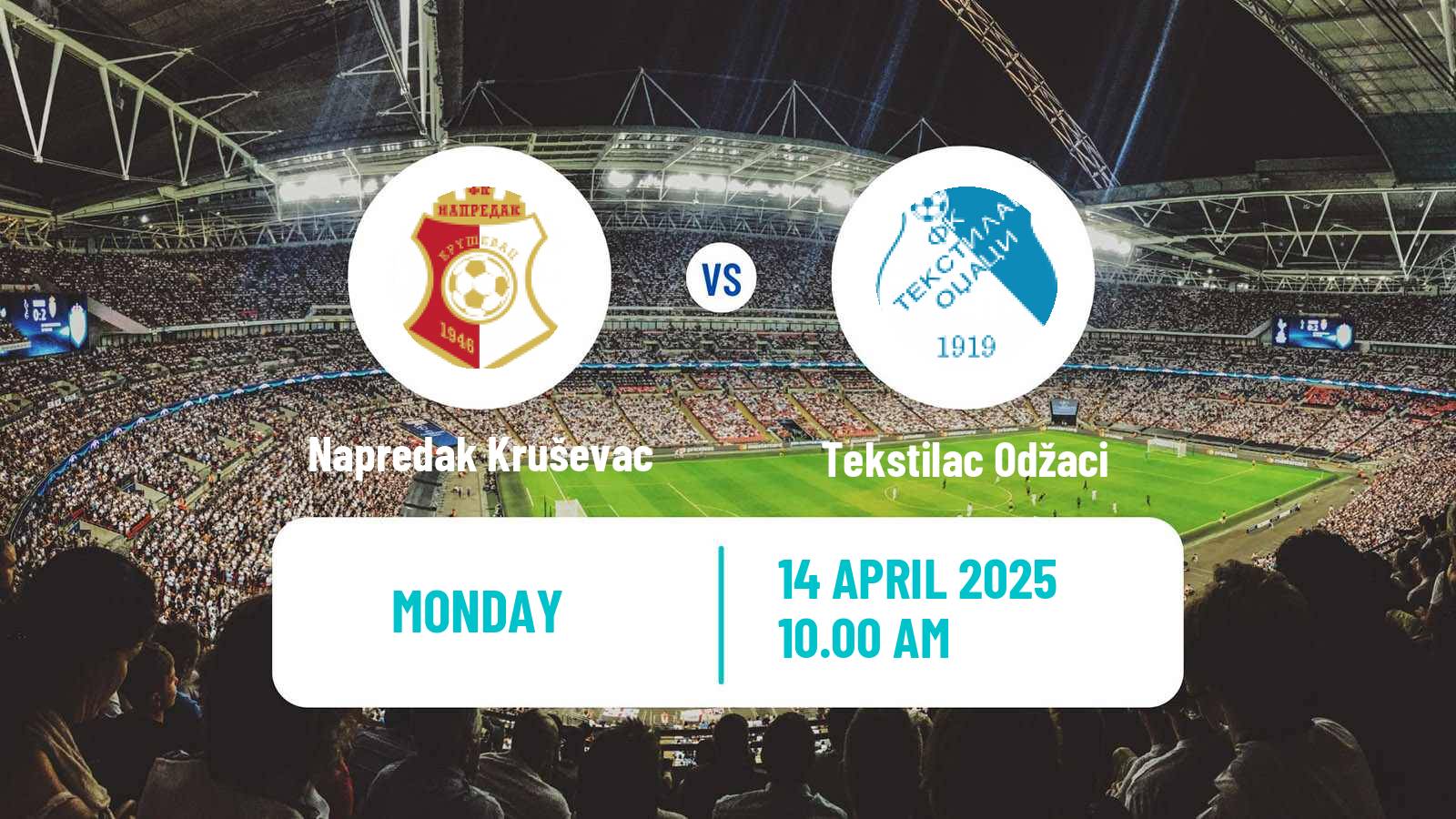 Soccer Serbian Superliga Napredak Kruševac - Tekstilac Odžaci
