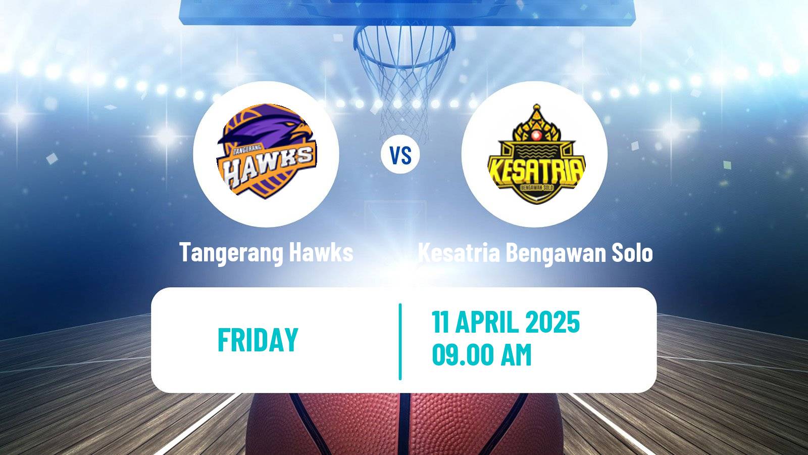 Basketball Indonesian IBL Tangerang Hawks - Kesatria Bengawan Solo