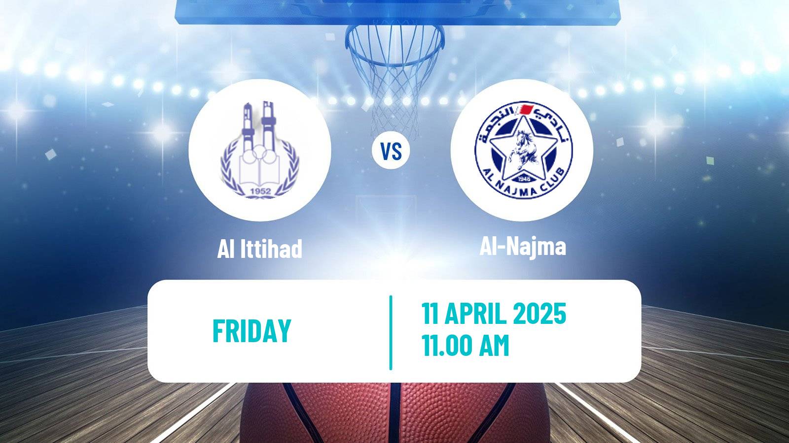 Basketball Bahraini Premier League Basketball Al Ittihad - Al-Najma