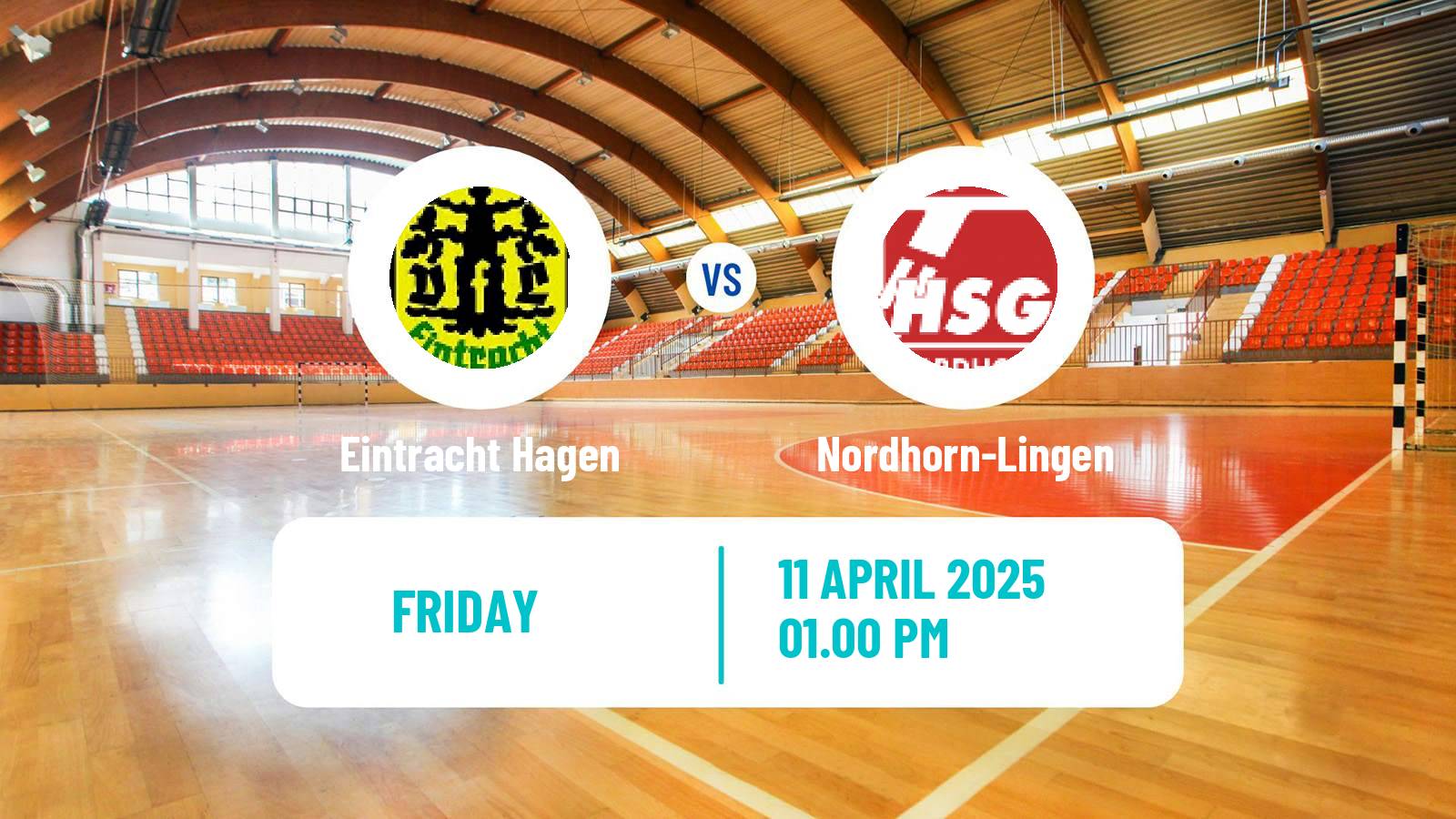 Handball German 2 Bundesliga Handball Eintracht Hagen - Nordhorn-Lingen