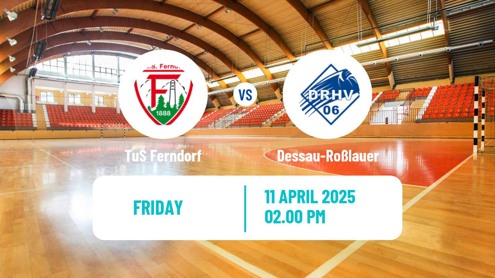 Handball German 2 Bundesliga Handball Ferndorf - Dessau-Roßlauer