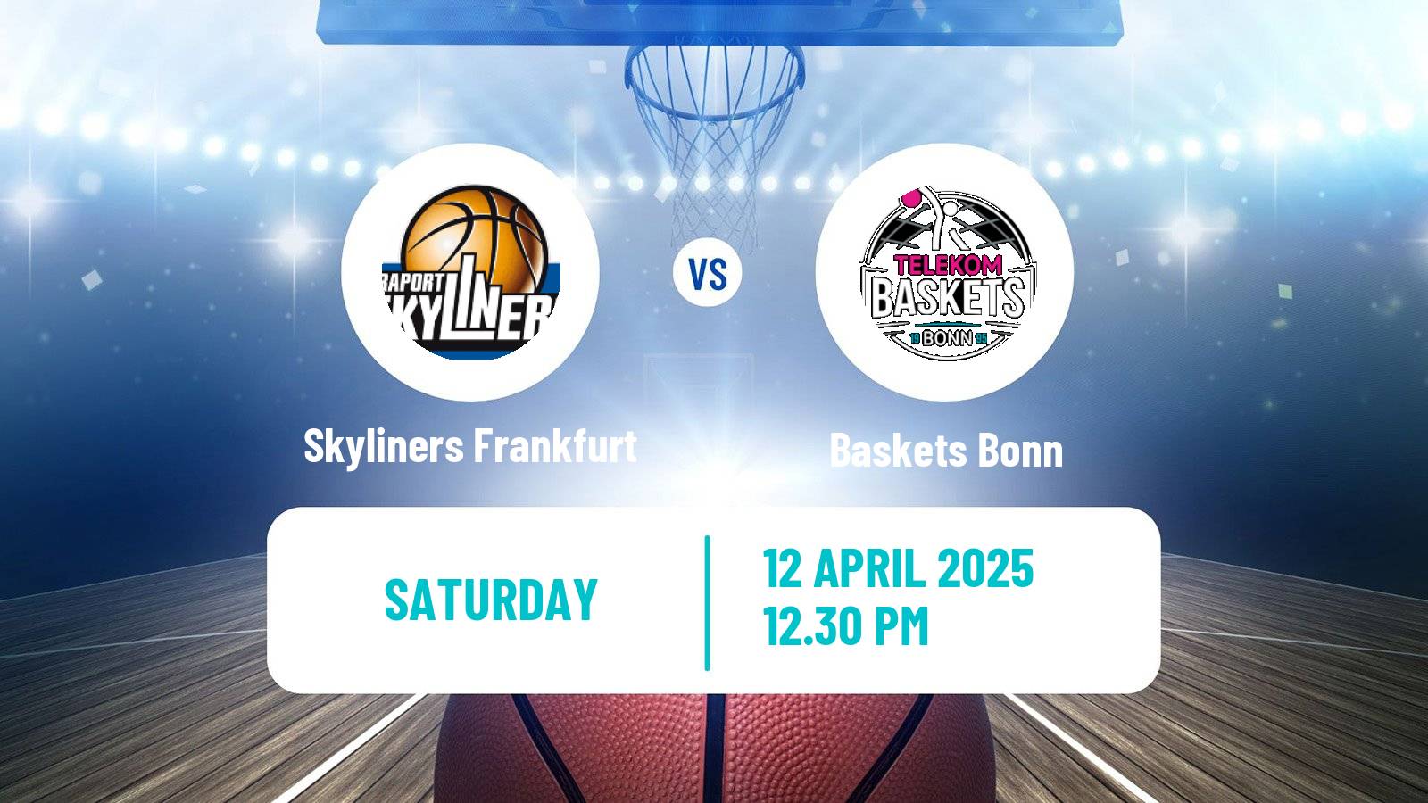 Basketball German BBL Skyliners Frankfurt - Baskets Bonn