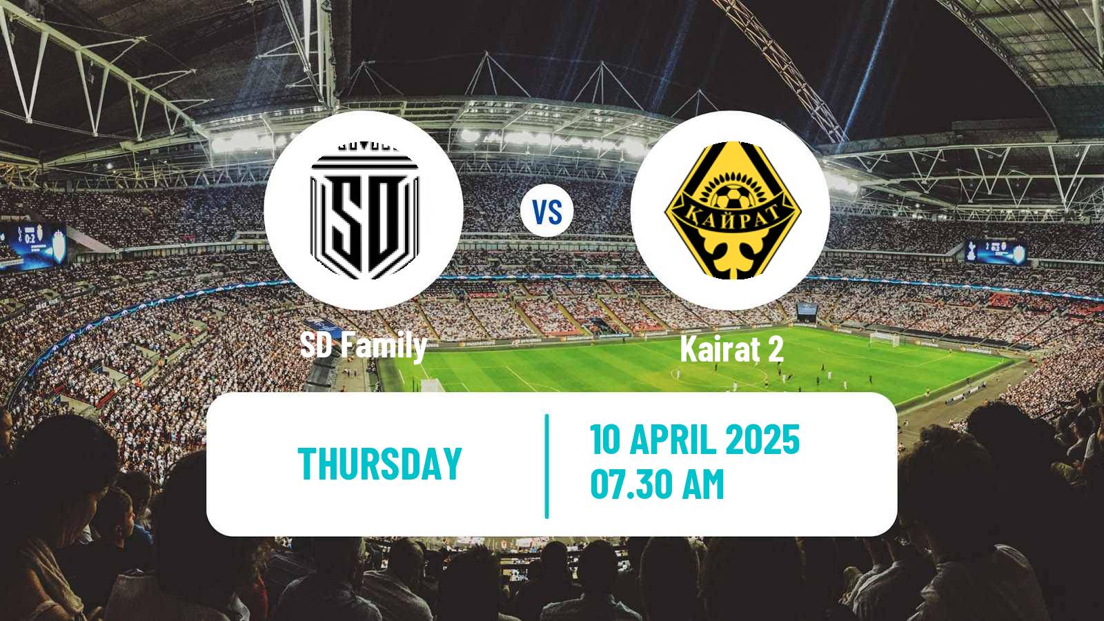 Soccer Kazakh First Division SD Family - Kairat 2