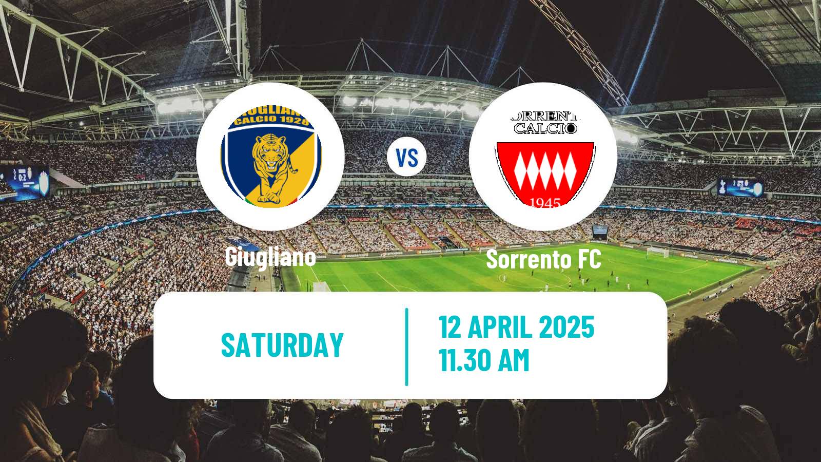 Football Italian Serie C Group C Giugliano - Sorrento