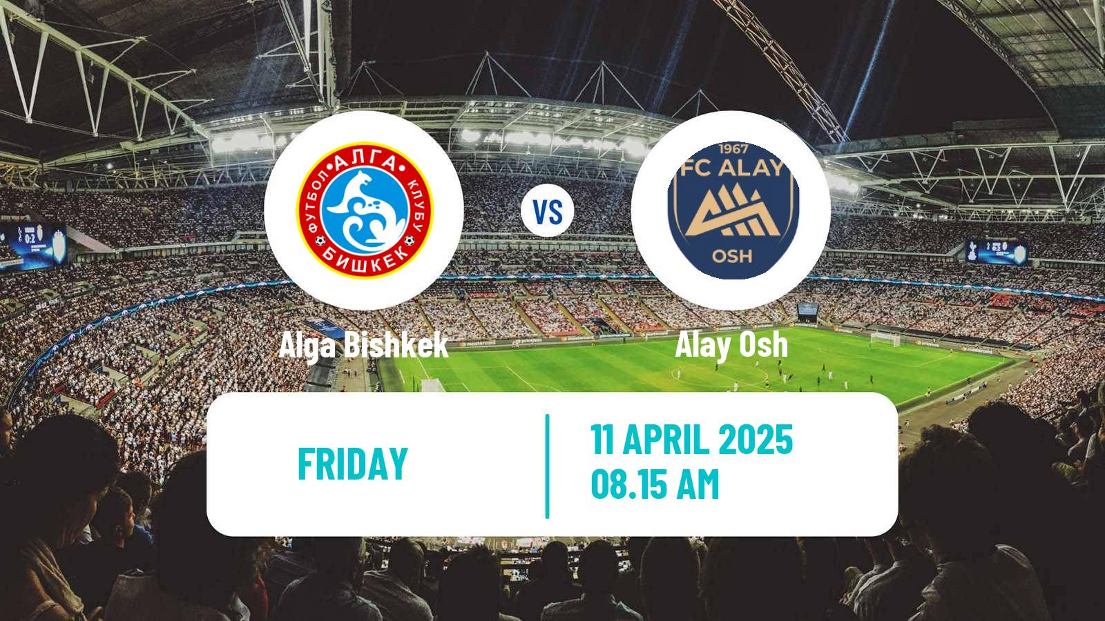 Soccer Kyrgyzstan Premier Liga Alga Bishkek - Alay Osh
