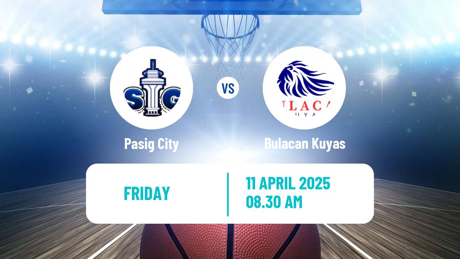 Basketball Philippines MBPL  Pasig City - Bulacan Kuyas