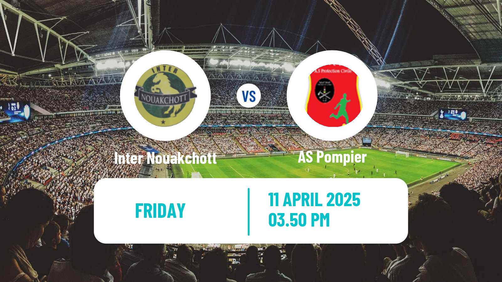 Soccer Mauritania Ligue 1 Inter Nouakchott - Pompier