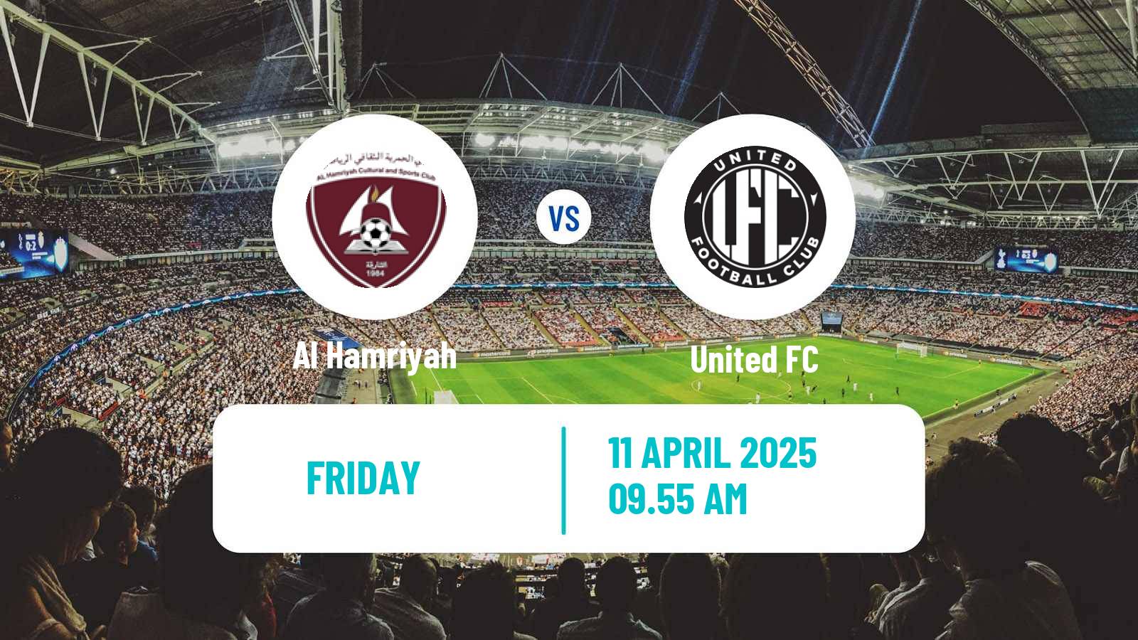 Soccer UAE Division 1 Al Hamriyah - United FC