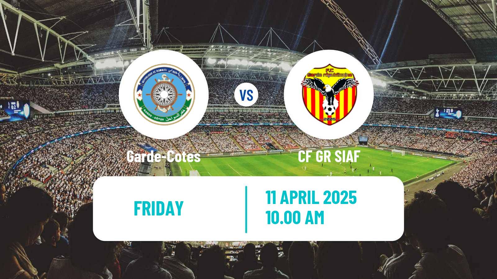Soccer Djibouti Premier League Garde-Cotes - GR SIAF