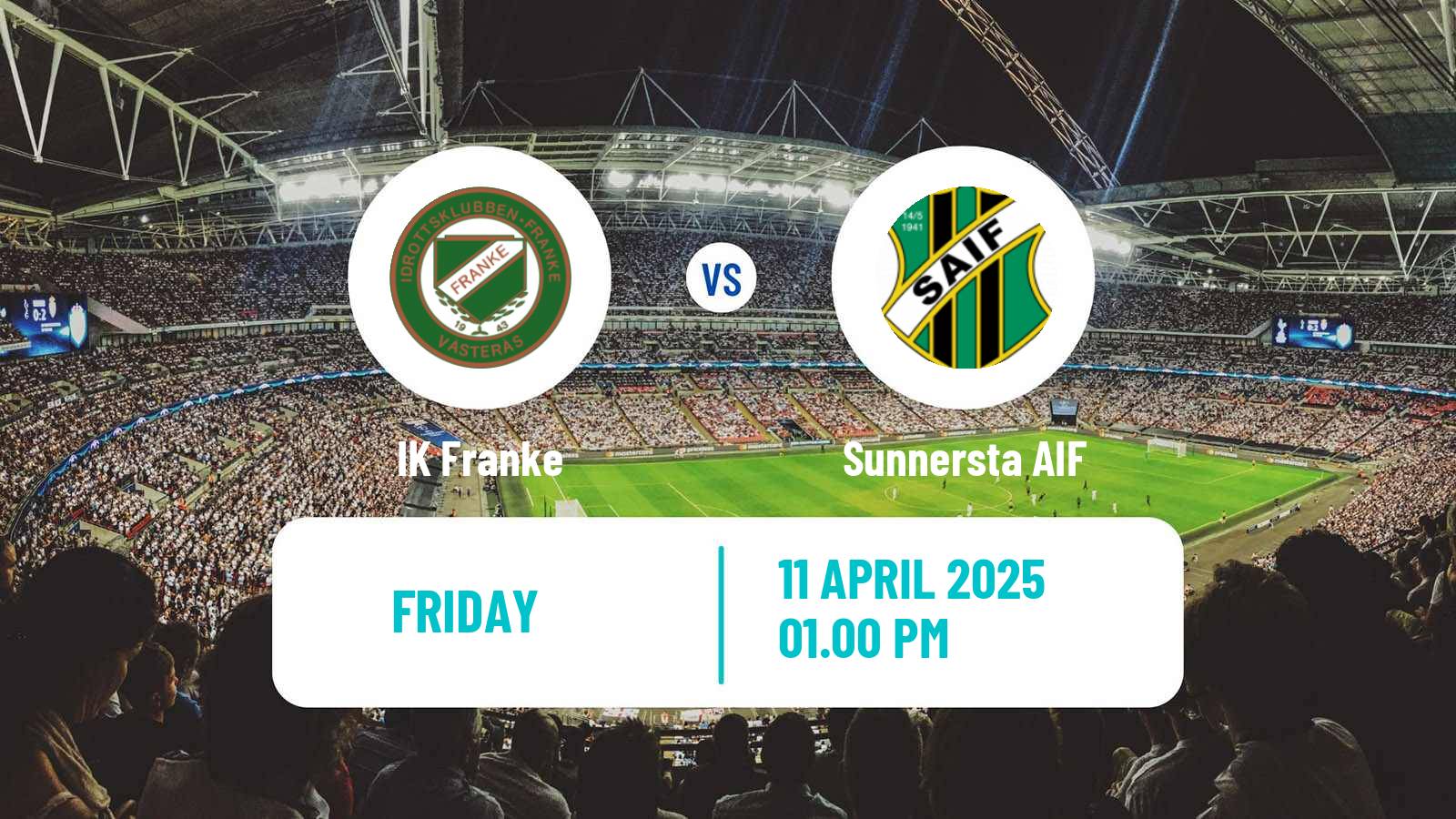 Soccer Swedish Division 2 - Norra Svealand IK Franke - Sunnersta AIF