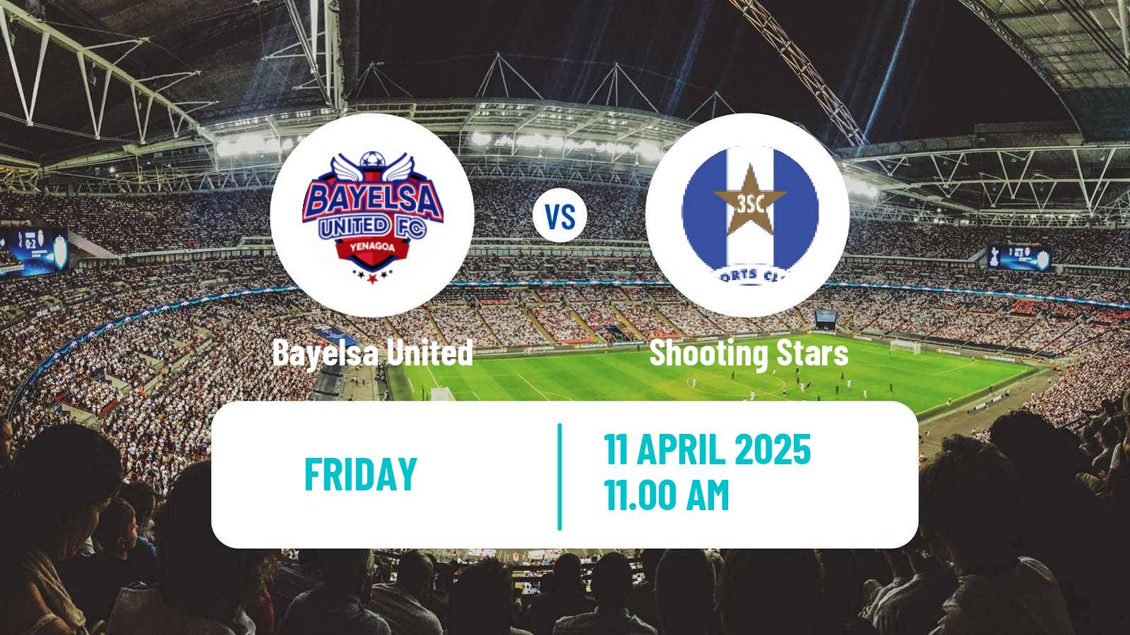 Soccer Nigerian Premier League Bayelsa United - Shooting Stars