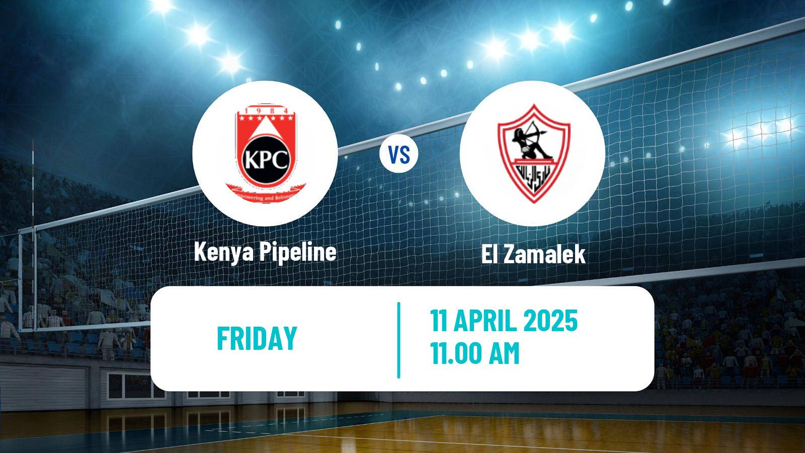 Volleyball African Club Championship Volleyball Women Kenya Pipeline - El Zamalek