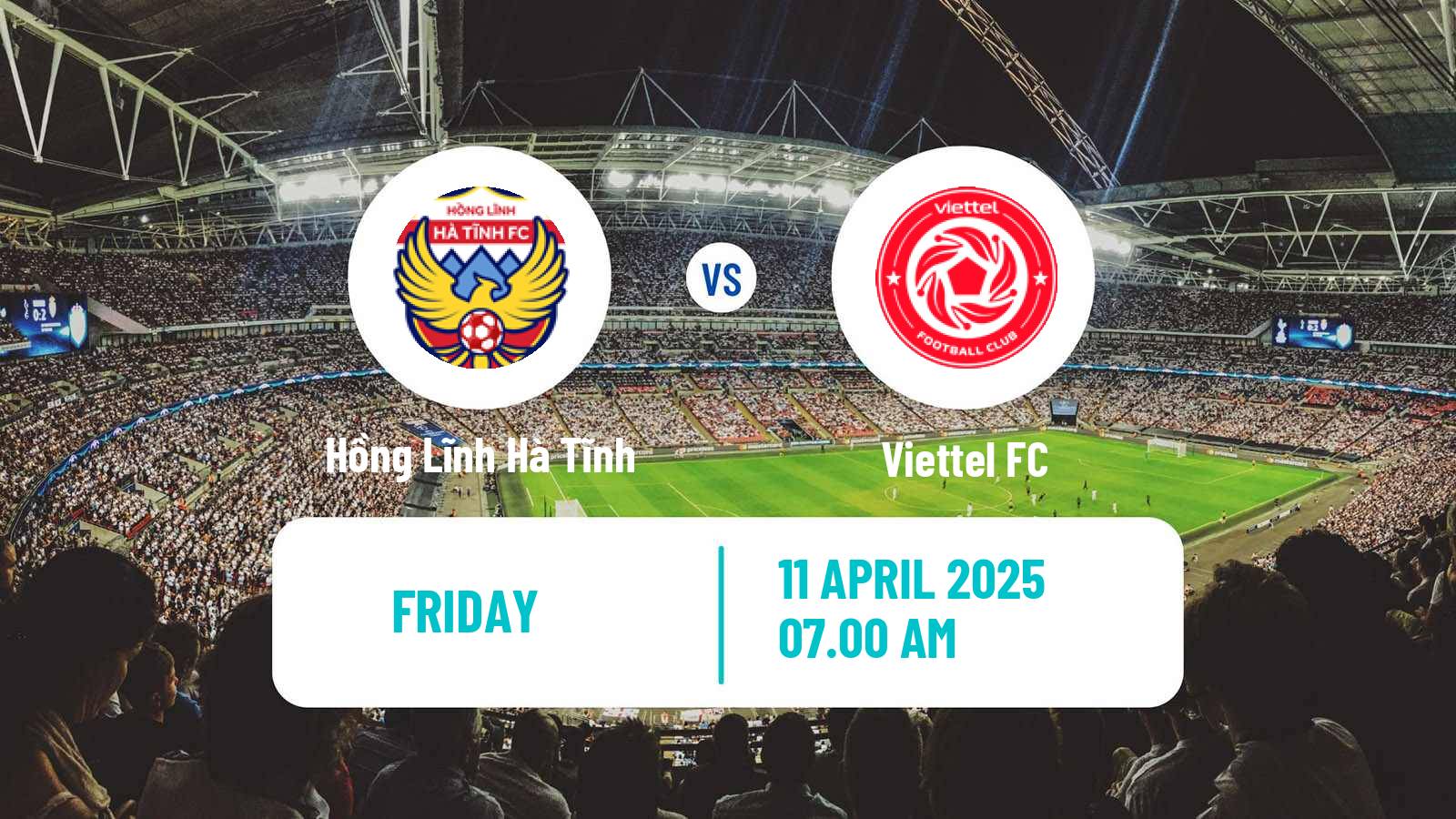 Soccer Vietnamese V League 1 Hồng Lĩnh Hà Tĩnh - Viettel