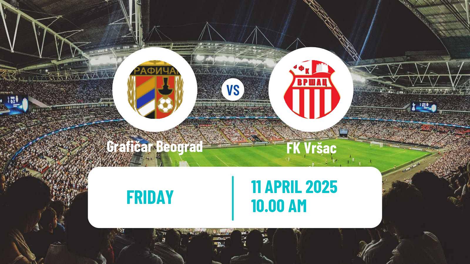 Soccer Serbian Prva Liga Grafičar Beograd - Vršac