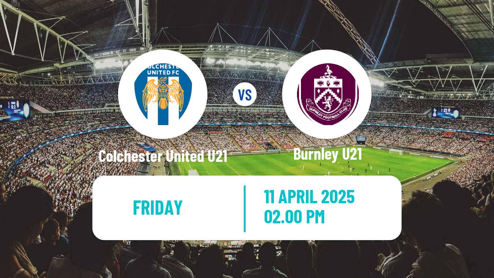 Soccer English Professional Development League Colchester United U21 - Burnley U21
