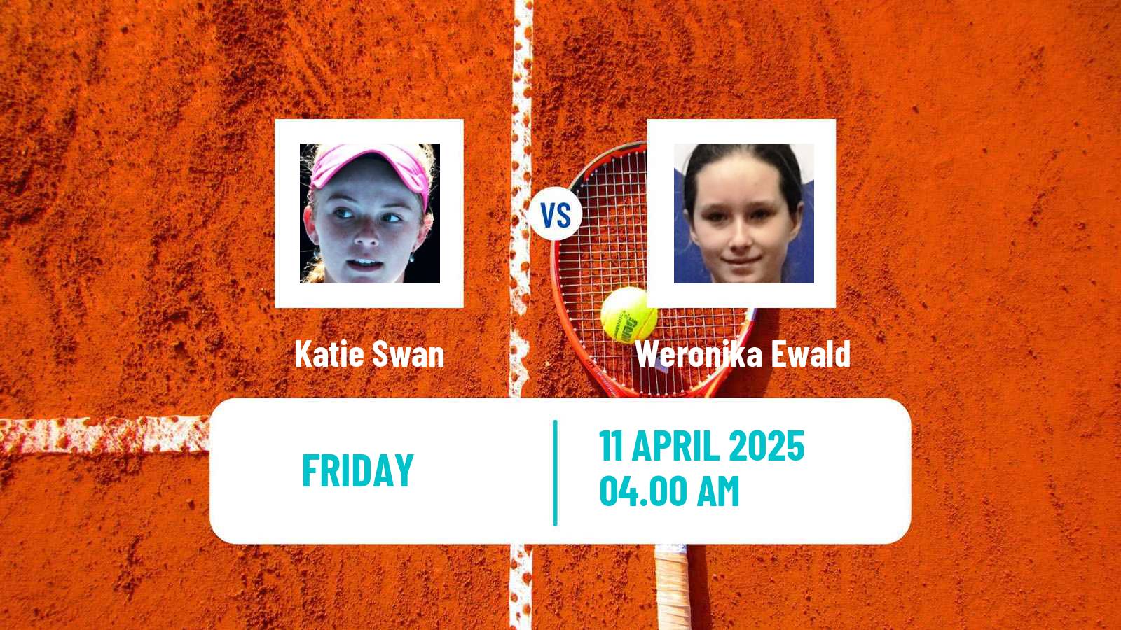 Tennis ITF W15 Sharm Elsheikh 11 Women Katie Swan - Weronika Ewald