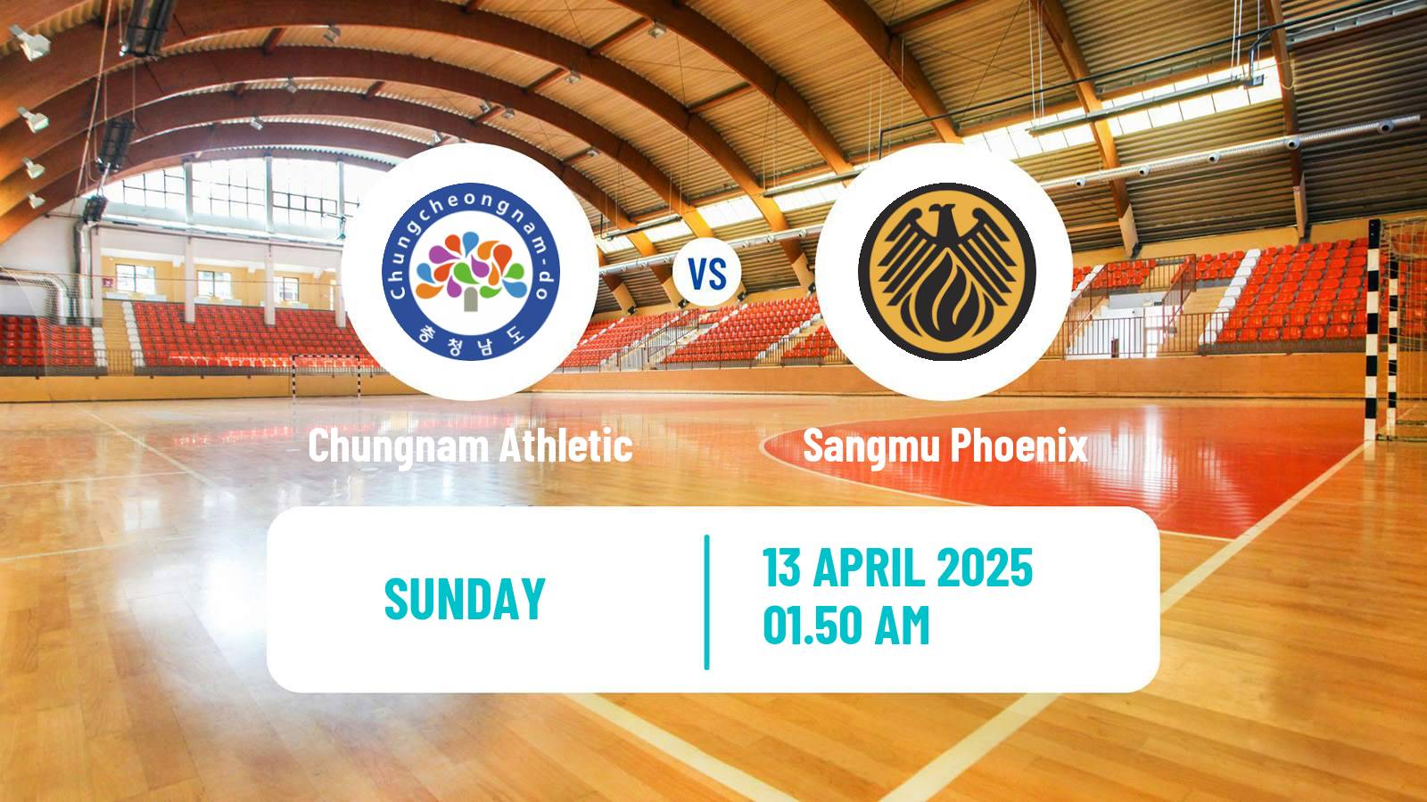 Handball South Korean 1st League Handball Chungnam Athletic - Sangmu Phoenix