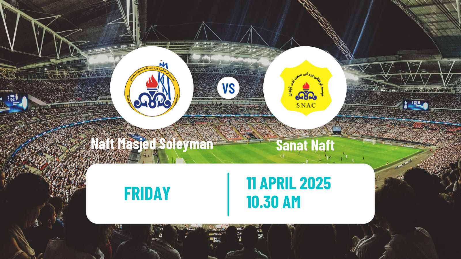 Soccer Iran Division 1 Naft Masjed Soleyman - Sanat Naft