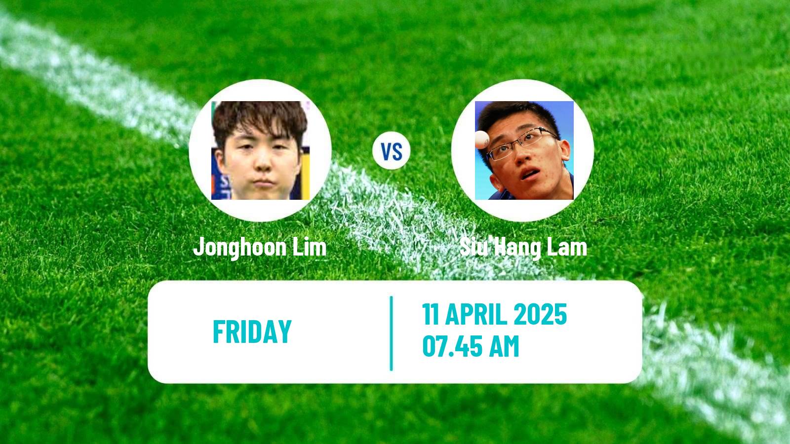 Table tennis Wtt Contender Taiyuan Men Jonghoon Lim - Siu Hang Lam