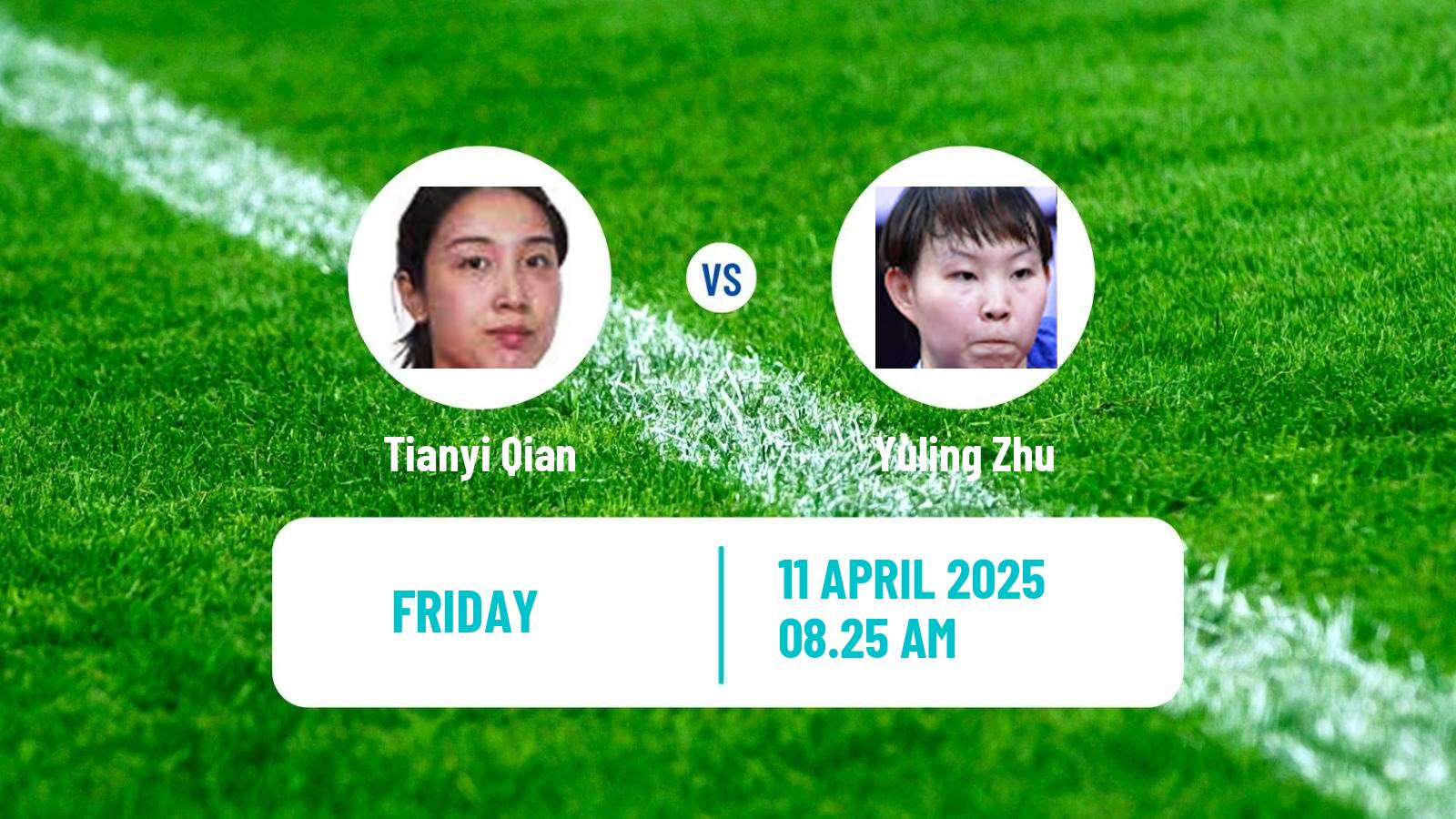 Table tennis Wtt Contender Taiyuan Women Tianyi Qian - Yuling Zhu