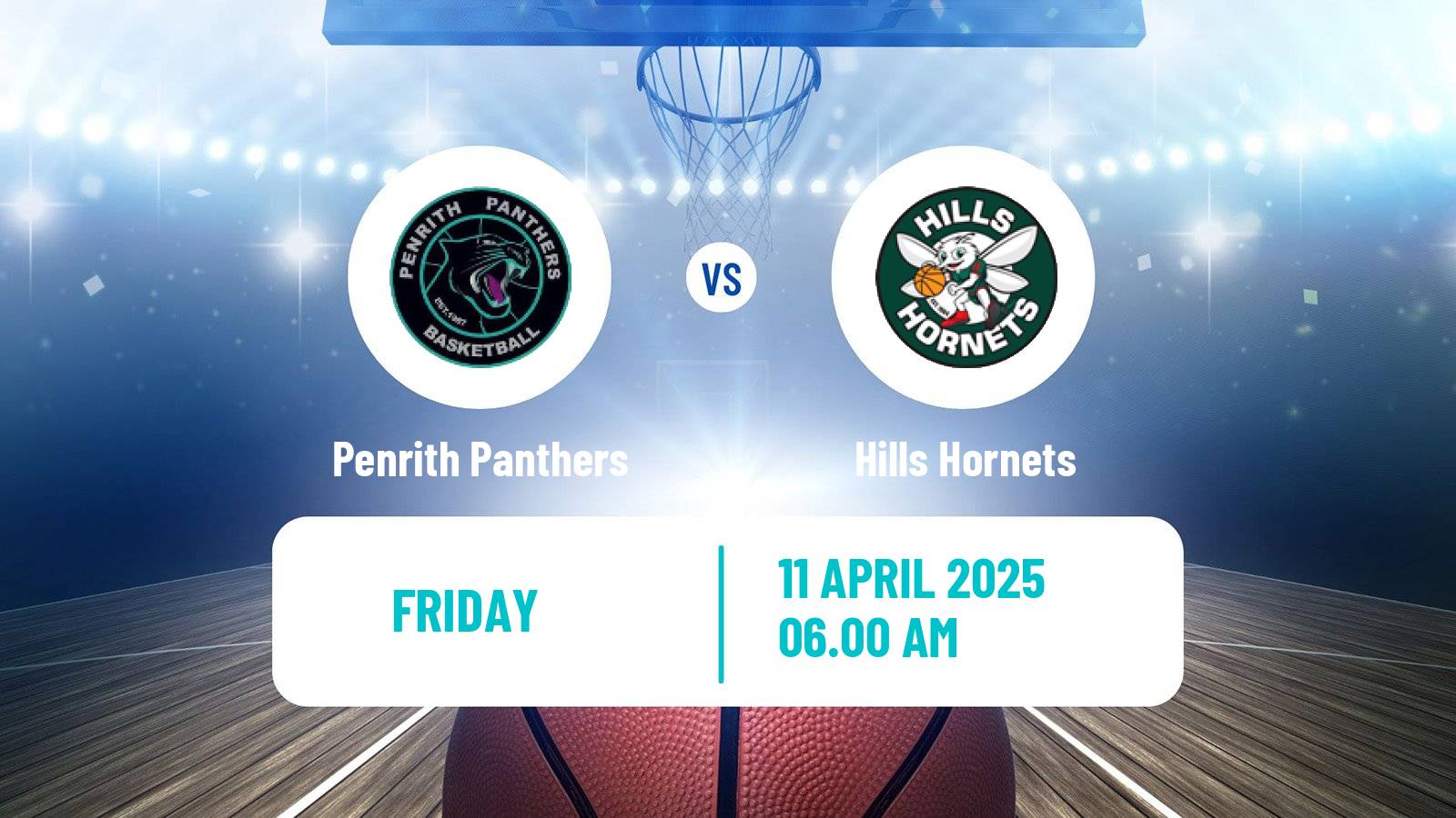 Basketball Australian NBL1 East Penrith Panthers - Hills Hornets
