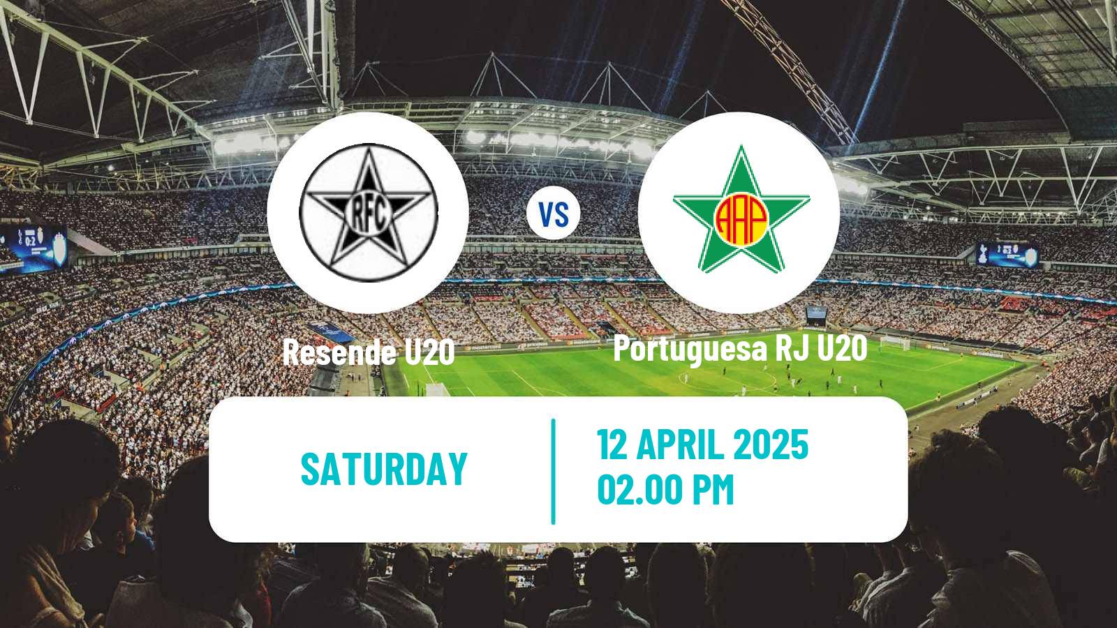 Soccer Brazilian Copa Rio U20 Resende U20 - Portuguesa RJ U20