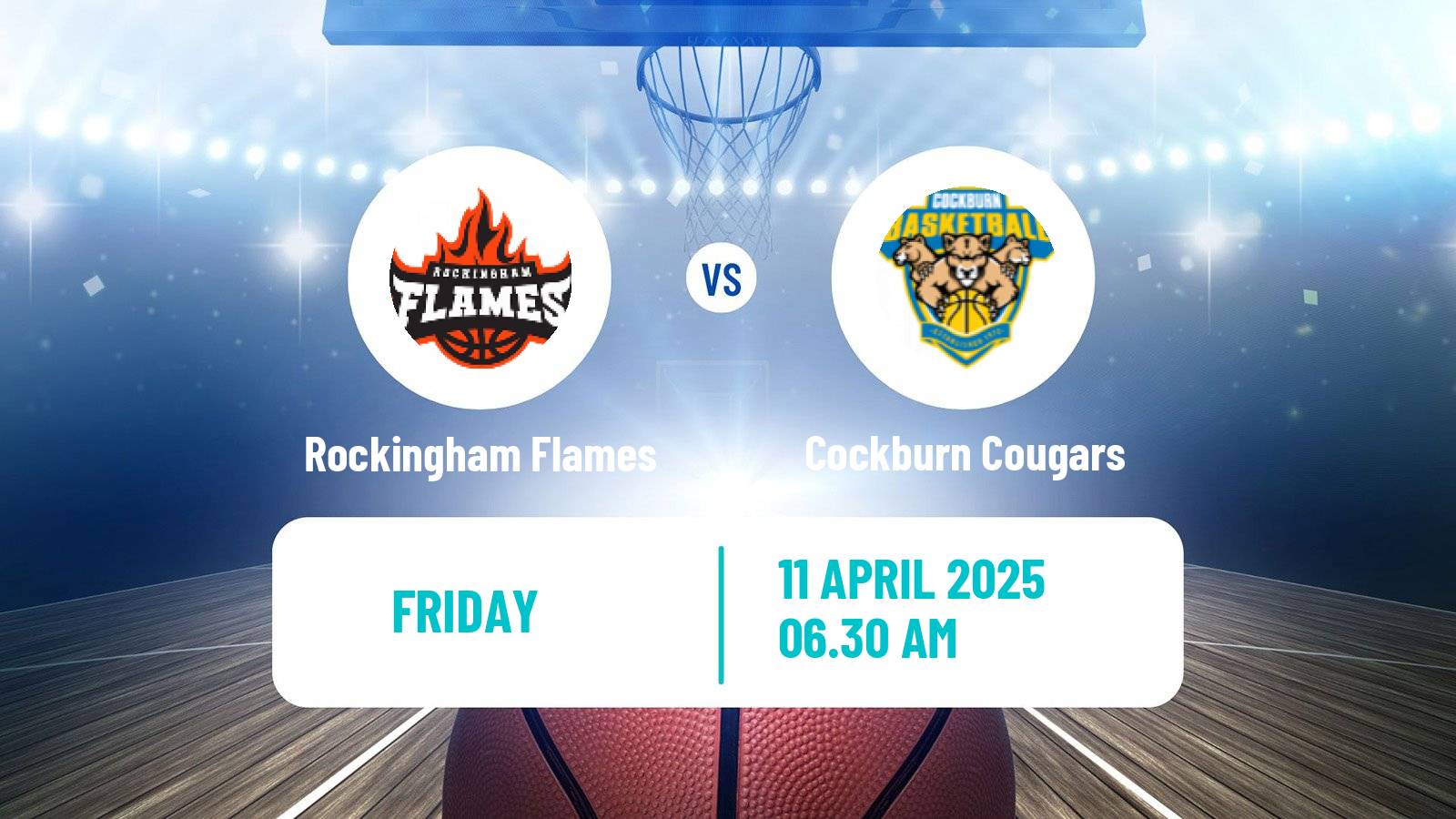Basketball Australian NBL1 West Women Rockingham Flames - Cockburn Cougars
