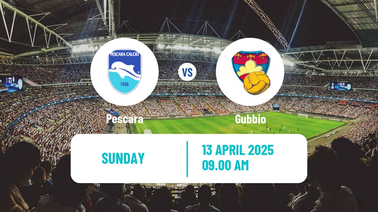 Soccer Italian Serie C Group B Pescara - Gubbio