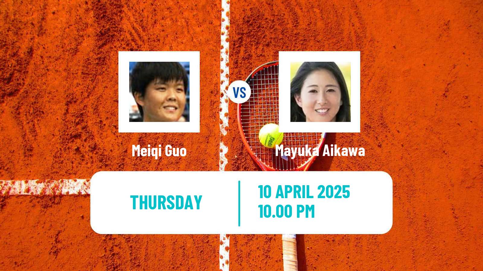 Tennis ITF W15 Wuning Women Meiqi Guo - Mayuka Aikawa