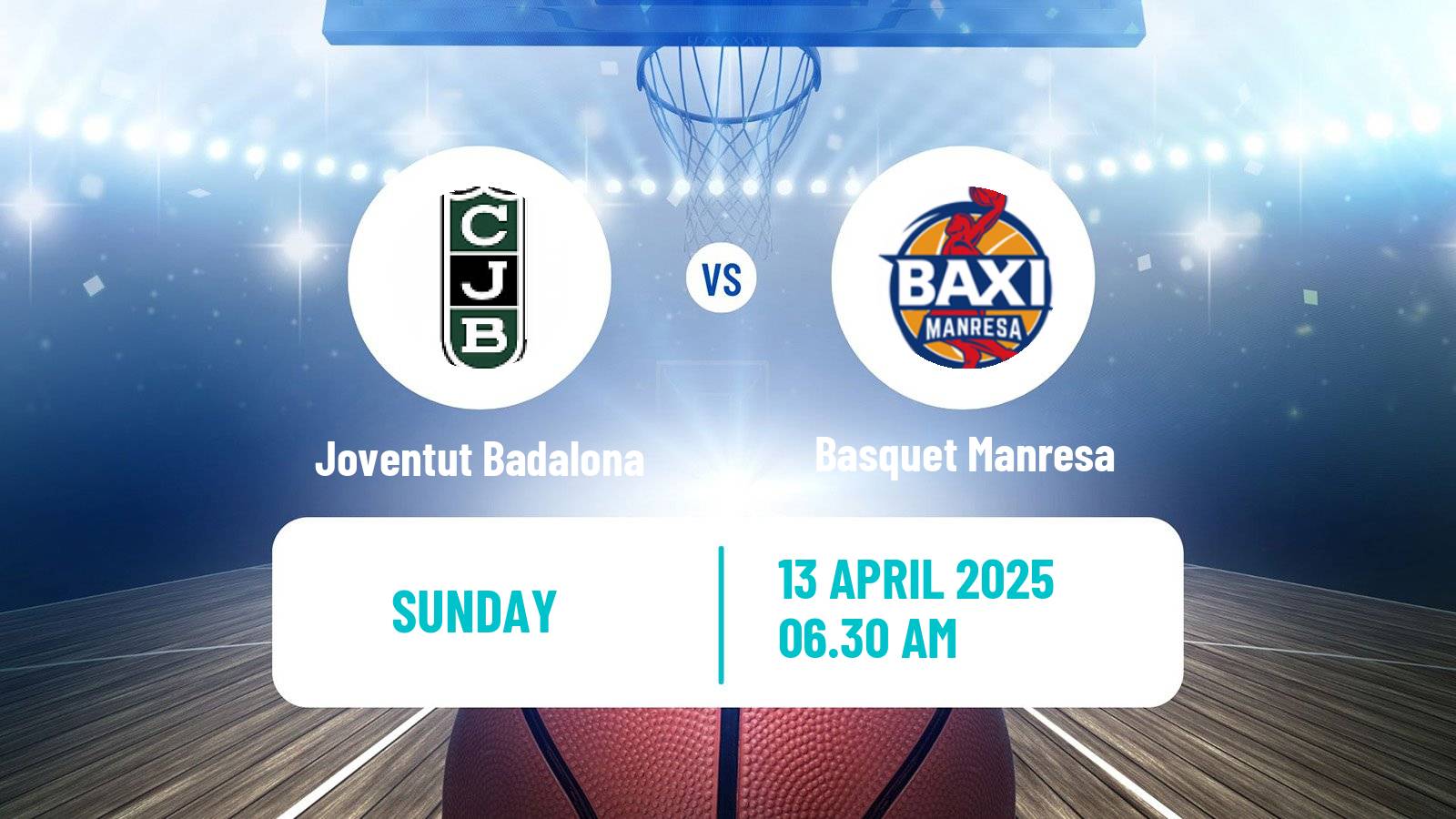 Basketball Spanish ACB League Joventut Badalona - Basquet Manresa