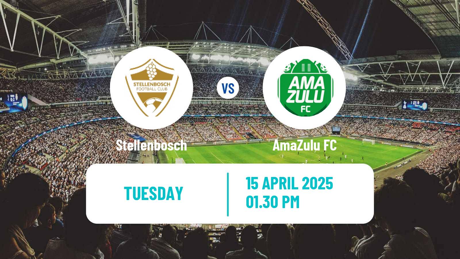 Soccer South African Premier Soccer League Stellenbosch - AmaZulu