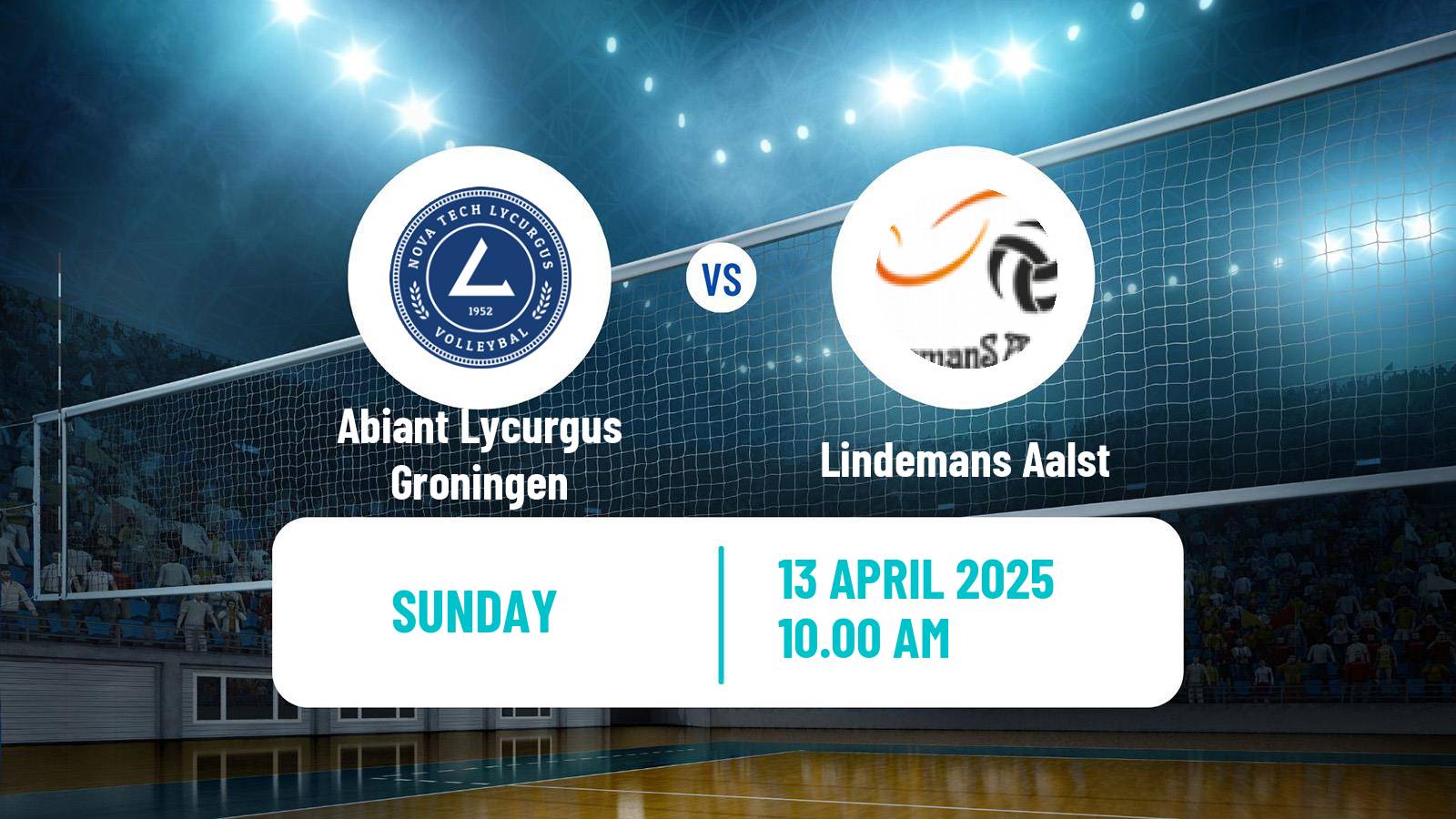 Volleyball BeNe Conference Volelyball Abiant Lycurgus Groningen - Lindemans Aalst